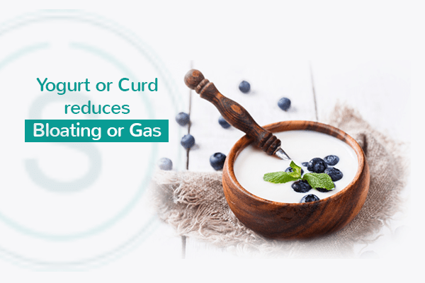 How Yogurt Or Curd Reduces Bloating Or Gas